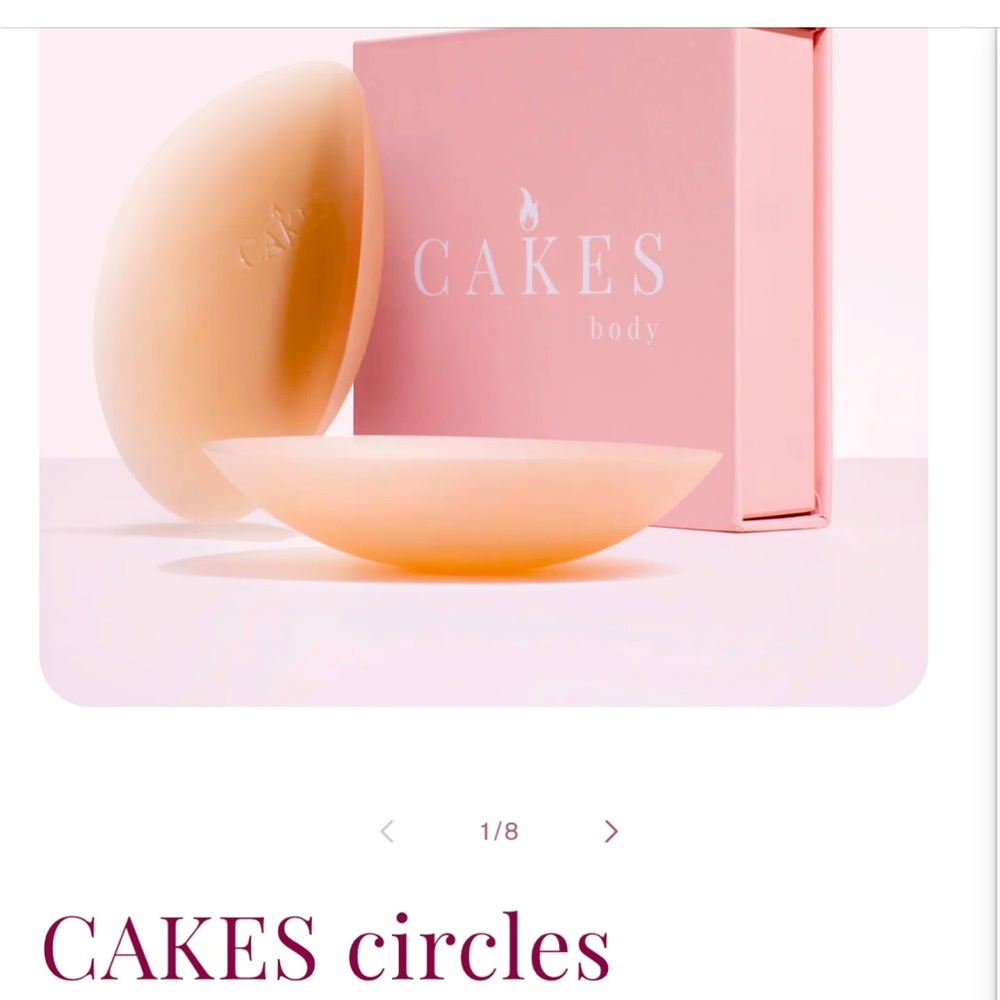 Cakes Nipple Covers - Honey (DDD+) Round